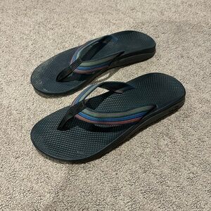 Chaco Flip Flops Mens 10 Multicolor